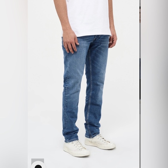 Neuw Other - Neuw Lou Slim Medium Dark Blue Skinny Jeans Men’s sz W32 L32 Button Fly